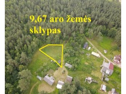 9.67 ARŲ ŽEMĖS SKLYPAS VILNIAUS m. DRAUSTINIO G. 74